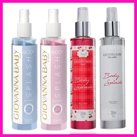 Giovanna Baby Desodorante Body Splash 260ml (Fragrâncias icônicas para todos os seus momentos)
