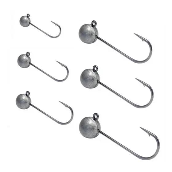 10un Jig Head Extra Force Marca SAHARA Fishing Robalo Tucunaré Dourado Trairá Bass Isca Artificial Soft