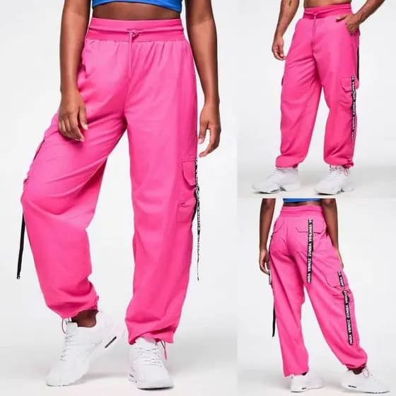 Zumba série colorida novo estilo dança roupas de Fitness das mulheres dos homens soltos de secagem rápida calças esporti