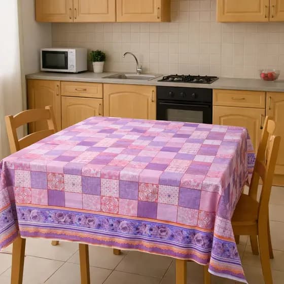 Toalha de Mesa de Plástico Impermeável Para Mesa Com 4,6,8 e 10 Cadeiras Várias Estampas