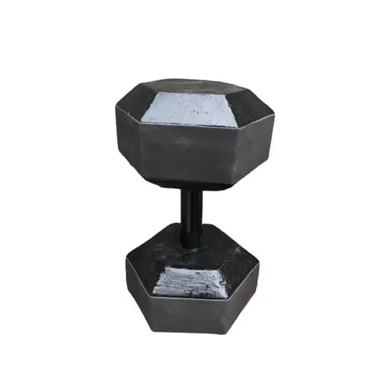 5kg ate 10kg Halter emborrachado de cimento - Halter sextavado - Unidade- Peso de Academia