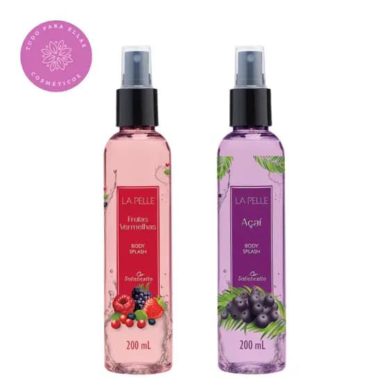 Perfume Feminino Body Splash La Pelle Frutas Vermelhas E Açaí 200ml
