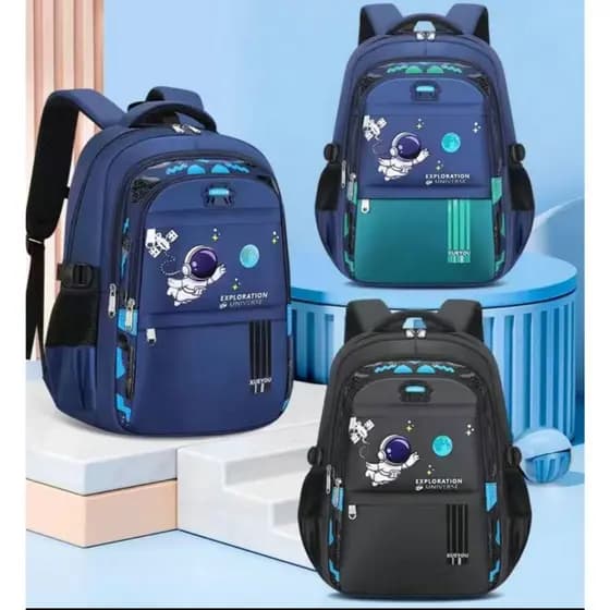 Mochila Para Crianças Escolar Astronauta Alunos Do Ensino Fundamental Proteção Da Coluna ortopédica