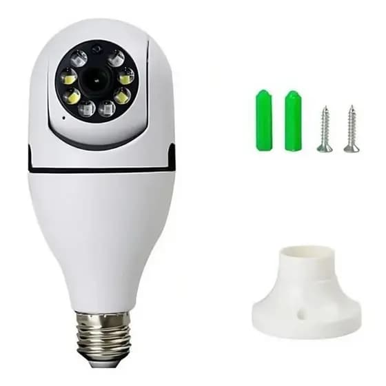 Câmera de Segurança Ip Lâmpada Wifi Full Hd Visão Noturna Yoosee Y8177