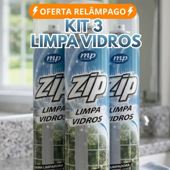 Limpa Vidros Spray Espuma 400ml Limpeza a Seco Mesas De Vidro Box Espelhos Tira Manchas