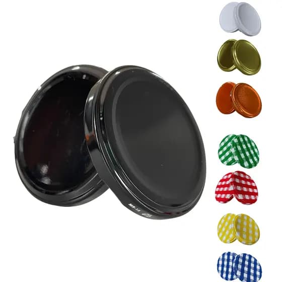 Kit c/25 Tampas Metálicas 58mm