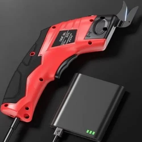 Tesoura Elétrica Para Artesanato e Tecidos Usb Recarregável USB 3,6v 2000mAh Bivolt DKL