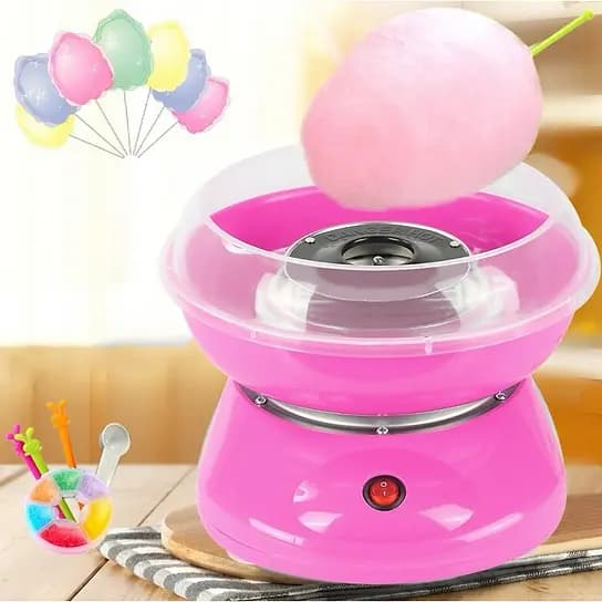 Máquina De Algodão Doce Portátil – Mini, Colorida e Perfeita para Festas (220V)"