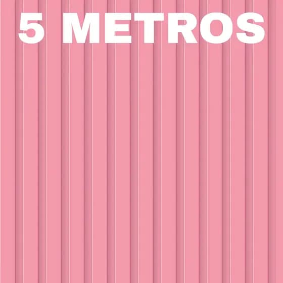 Queima de Estoque! Papel de Parede Adesivo Ripado Rosa Madeira Rolo de 5 Metros Lavável Infantil