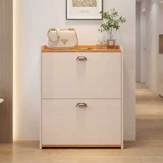 Sapateira 2 Gavetas Basculante Portas Hall Entrada 12 Pares Calçado Quarto Closet Luxo Organizadora
