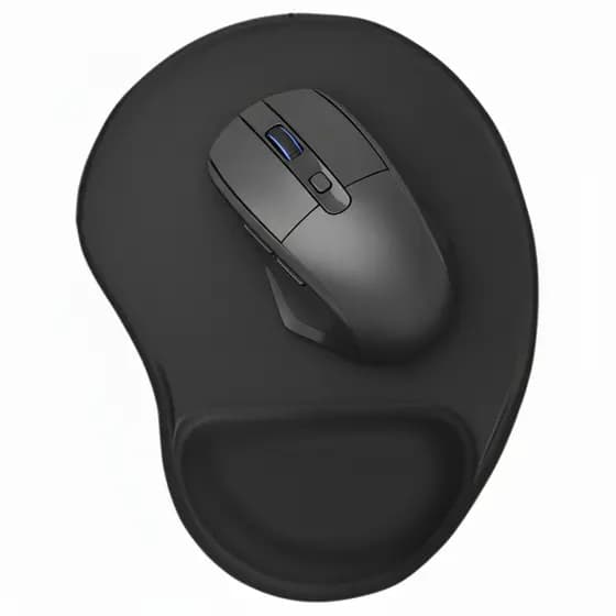 Kit 2 Un Mouse Pad Ergonômico BOLINHA Com Apoio De Punho Super Macio