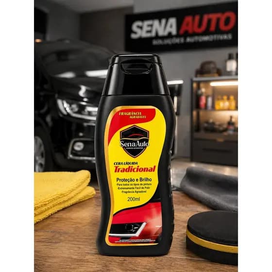 Cera Líquida Tradicional 200ml proteção intensa e brilho duradouro