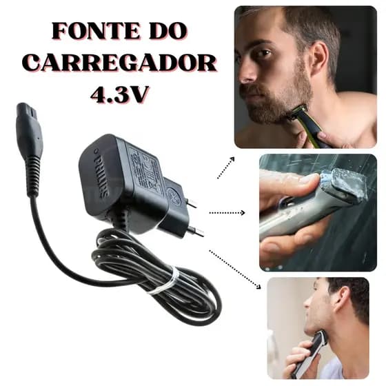 Carregador 4,3v Original Philips One Blade Qp2521 Mg3711