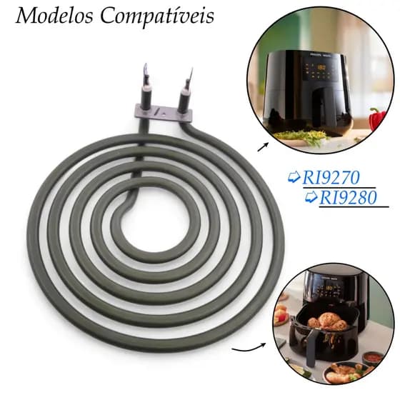 A Resistencia Da Air fryer Essential XL 2000W RI9280 RI9270