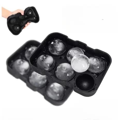 Vittak Forma de Gelo Silicone 6 Esferas Bola Grande Redonda Flexível Bar Whisky Drinks Negroni