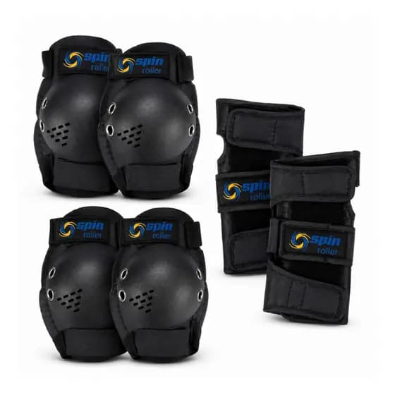Kit Proteção Joelheira / Cotoveleira / Wrist Guard SPIN Infantil