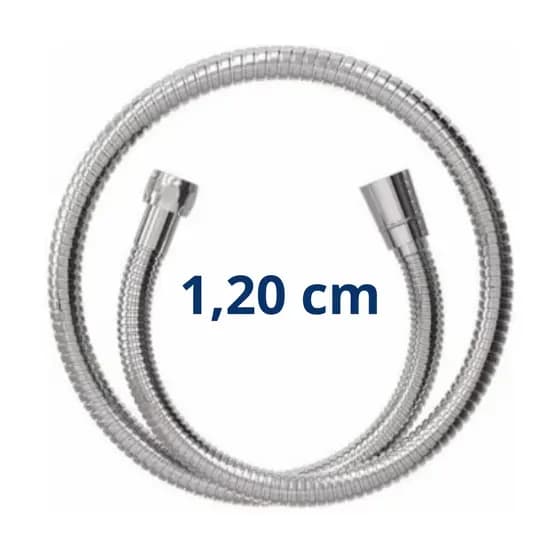 Engate Mangueira Flexível Chuveirinho Ducha Higiênica 1,20Cm