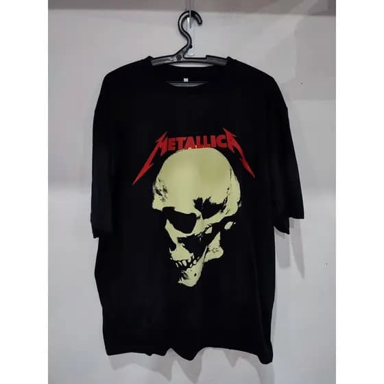 Camisa de Rock Metallica Camiseta de Banda Heavy Metal Vintage - Linha Premium