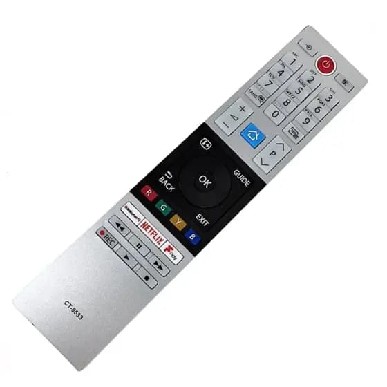 Controle Remoto Compatível com Tv Semp Toshiba Netflix Rakuten Ct-8533 SKY-9133