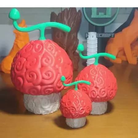 Hito Hito/Akuma no Mi - One Piece - Fruta do Chopper - Impressão 3D em PLA