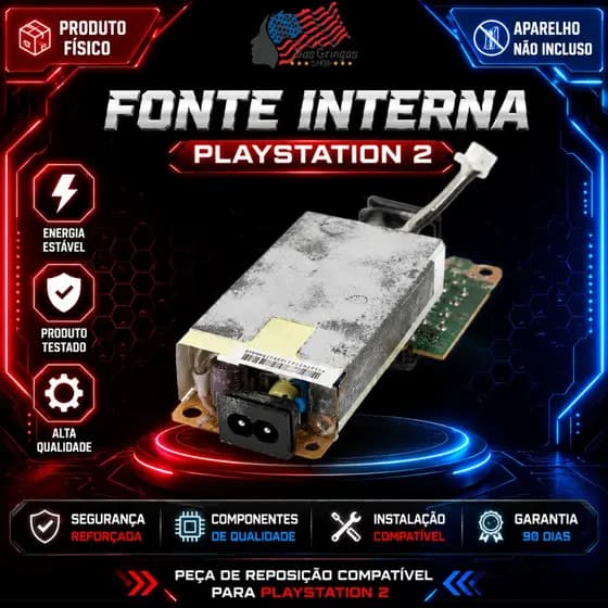 Fonte interna Playstation 2 série 90000