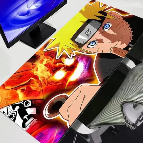 Mouse Pad Naruto Grande PC Computador Gamer Kawaii Acessórios De Jogos Mousepad Teclado Tapete De Mesa Durável