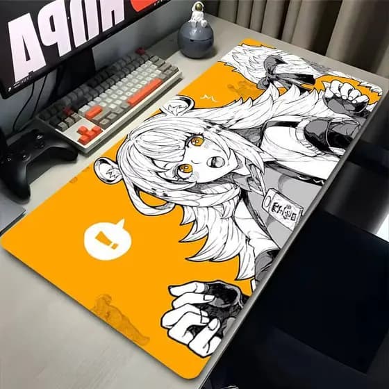 Quente Mouse Pad Anime Acessórios De Jogos Varmilo Teclado Gamer PC Computador Tapete De Mesa Zenless Zona Zero Ju Fufu