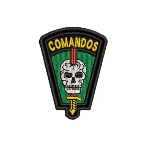 Patch Bordado Colorido Ações de Comandos