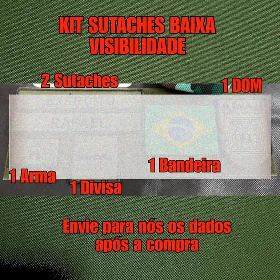 Kit Sutaches Baixa Visibilidade