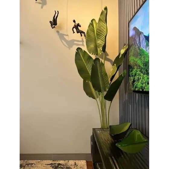 planta ravenala 1.50mt artificial o vaso não acompanha