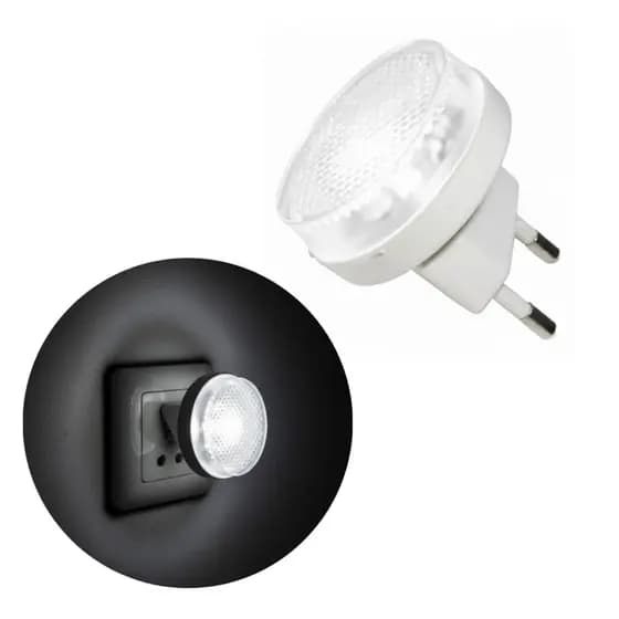 Luminária Abajur Para Quarto Tomada Noturna Relaxa Descanse Durma Melhor