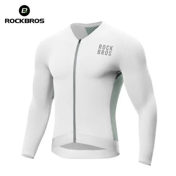 ROCKBROS Primavera Verão Ciclismo Camisa De Manga Longa Alta Elástica Leve Respirável Secagem Rápida Da Bicicleta Dos Ho