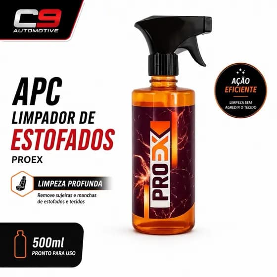 APC Limpador De Estofados Automotivo Spray Proex 500ml