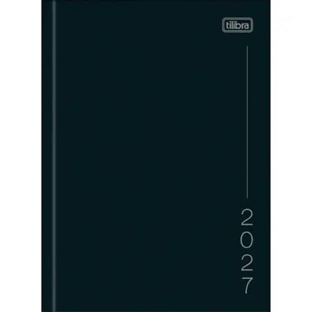 Agenda 2027 Pepper Costurada Preta M4 Tilibra 179701