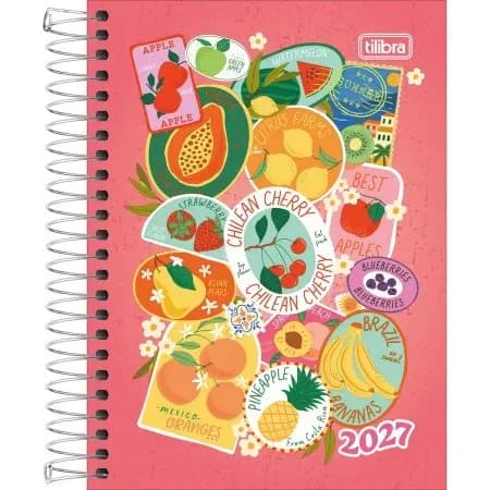Agenda 2027 Spice Espiral Feminina Tilibra