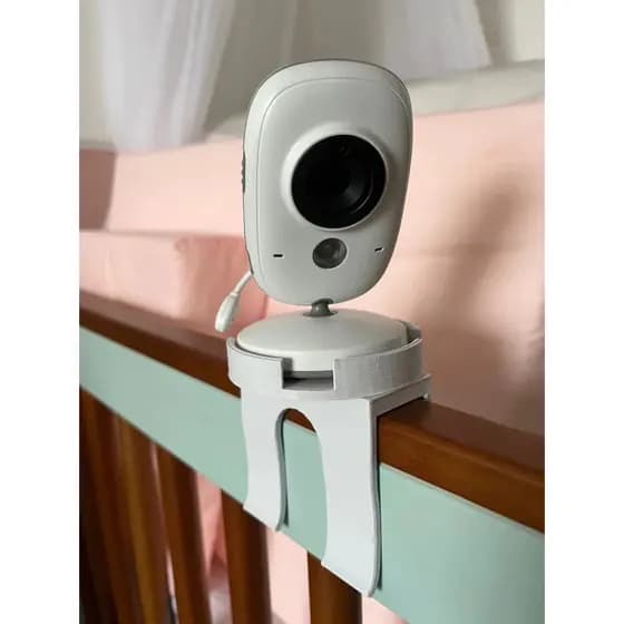 Suporte de Baba Eletrônica Para Berço Camera Yoosee 360 Giratória Baby Monitor VB603 Taktark Bm813 Intelbras IM4C