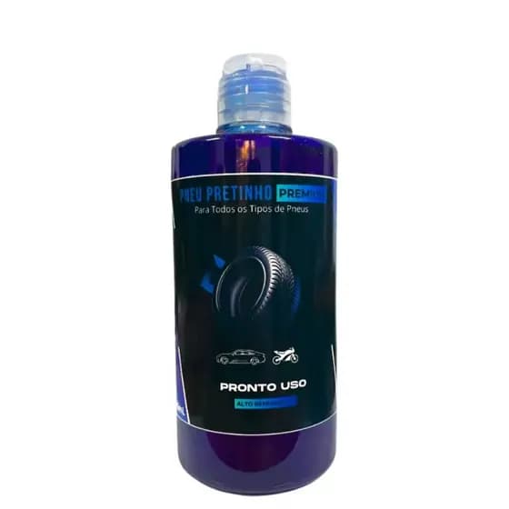 Pneu Pretinho Concentrado Automotivo Brilho Molhado baba de Camelo Brilha Pneu 500ml