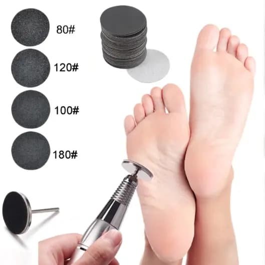 Kit 50 Refis de Disco para Broca de Remoção - Fan Nails