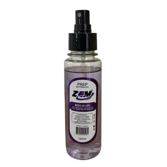 Spray Preparador Zem 120ml Para Cuidados Da Unha Gel Cor Roxo