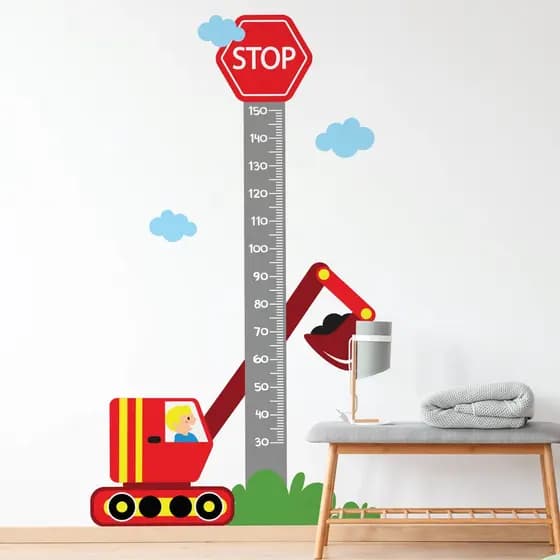 Adesivo de Parede Infantil Régua Carros na Cidade Modelos