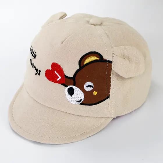 Primavera Verão Chapéu De Bebê Bonito Dos Desenhos Animados Urso Bordado Crianças Boné De Beisebol Esportes Ao Ar Livre Sombra Da Menina Do Menino