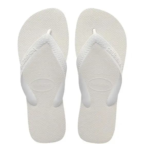 Chinelo Top Branco 47/48 Masculino Unissex Confortavel
