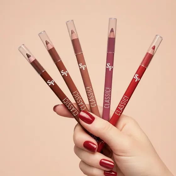 Lápis de Boca Cor Intensa Contorno Labial Fácil de Esfumar SP Colors Classic Alta Fixação