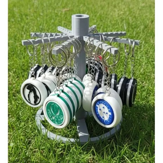 Chaveiro Spinner Times de Futebol Giratório Anti-Estresse | Chaveiro Colecionável Torcedor