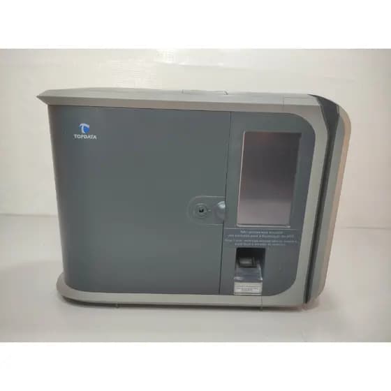 Relógio Ponto Biometria Topdata Tps-524 Emv Cinza-escuro (Usado)