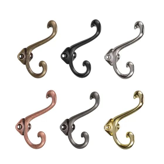 Kit 3 Gancho Colonial Metal Suporte Cabide Pendurador Toalha Parede Decoração Artesanato