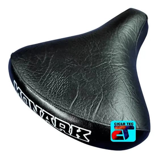 Assento sem a base Para Selim de bicicletas antigas Monark/monareta Anos 82 E 83 Preto
