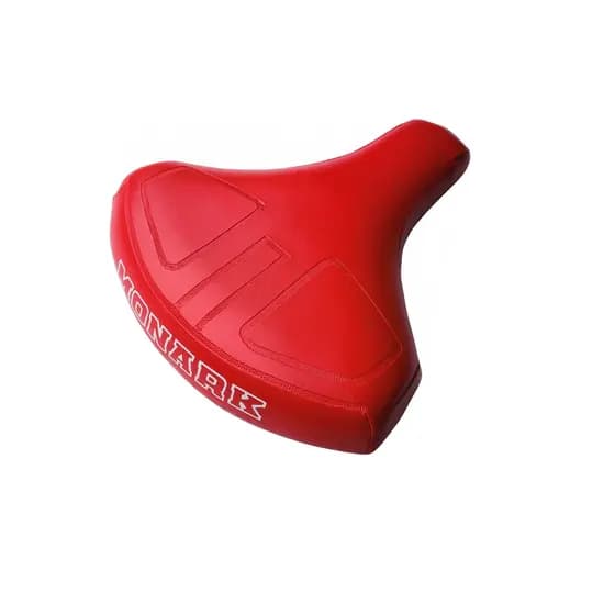 Assento sem a base, Vermelho Para Monark Barra Circular Anos 84 A 86