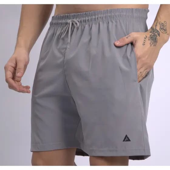 Bermuda Masculina Tactel com Elastano l Leve e Confortável l Academia, Praia, Casual - P ao GG