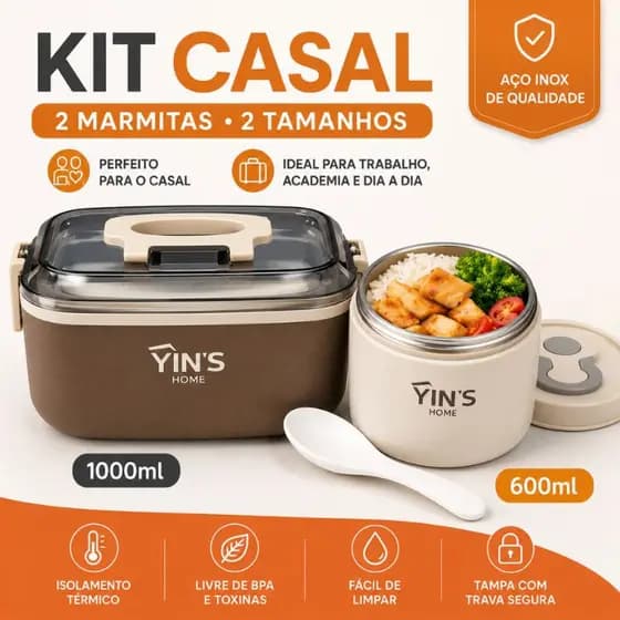 Recipiente Para Almoço Quente De Alimentos , Térmico De Aço Inoxidável Caixa Térmica Portátil De Bento